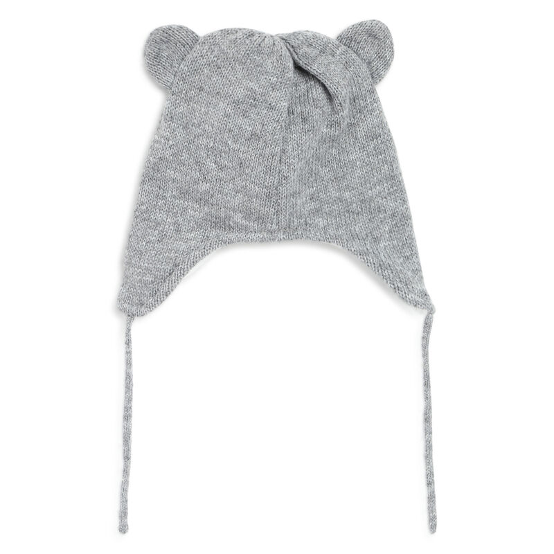 Infants Light Grey Solid Cap image number 1